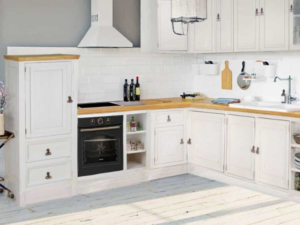 Hängeschrank Mexico Möbel Landhaus Pinie Weiß