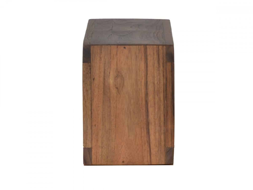 Regal Tamesi Modern Massivholz Sheesham Dunkelbraun