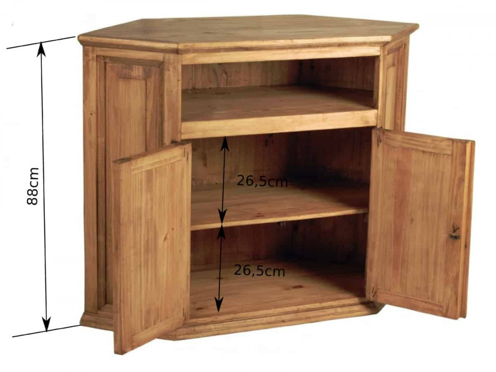 TV-Kommode Mexico Möbel Landhaus Pinie Honig