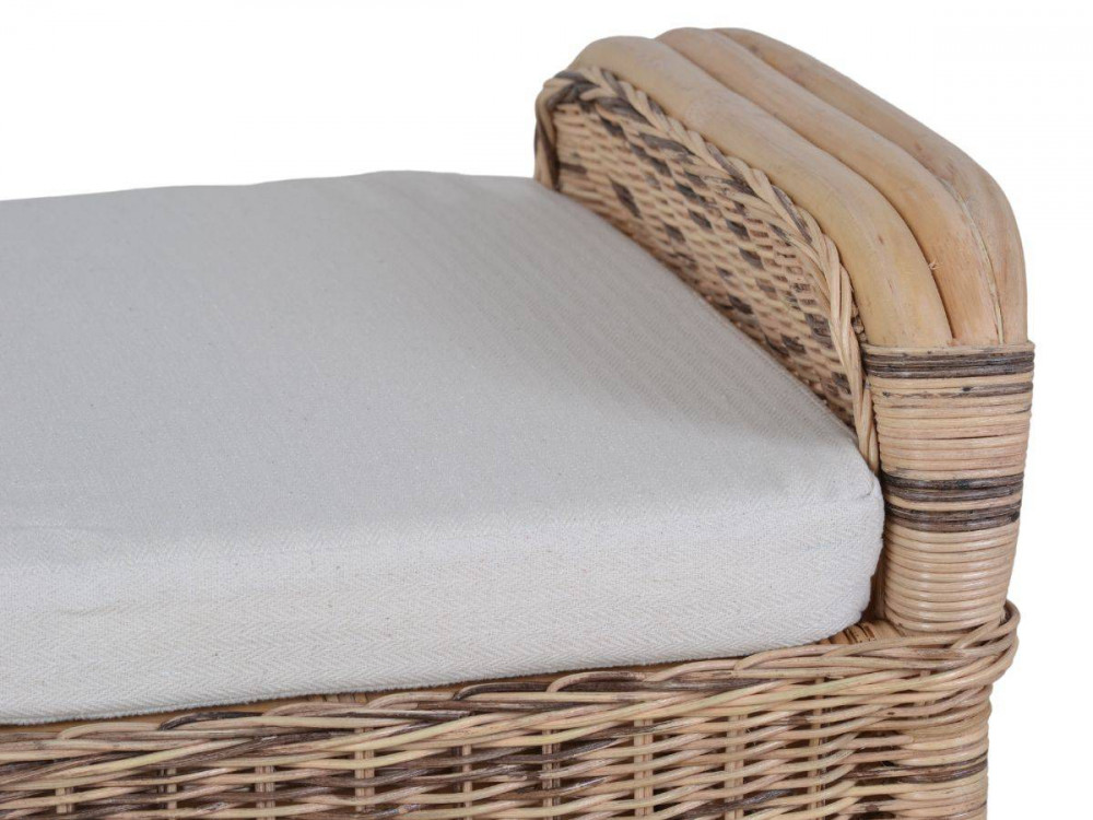 Sitzhocker  Landhaus Mahagoni Honig