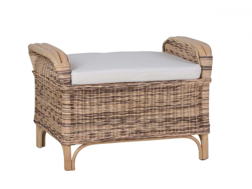 Sitzhocker  Landhaus Mahagoni Honig