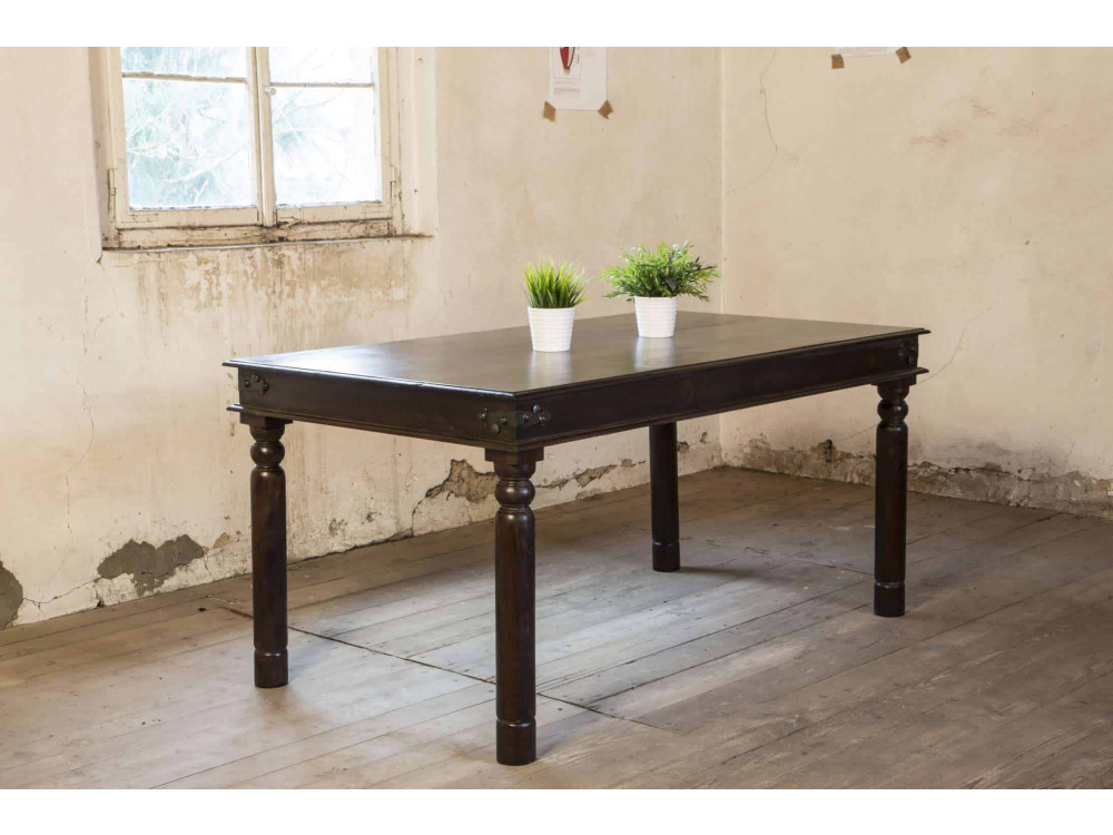 Esstisch Colombo Kolonialstil Pinie Walnuss