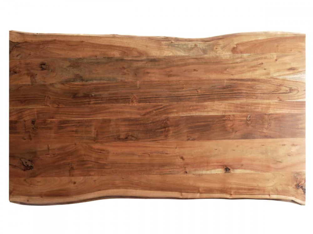 Bartisch  Modern Massivholz Metall Akazie Akazie natur