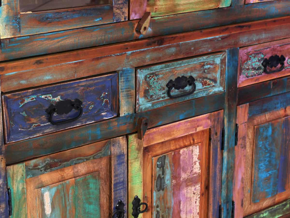 Buffet Seaside Shabby Chic Recycletes Holz Braun