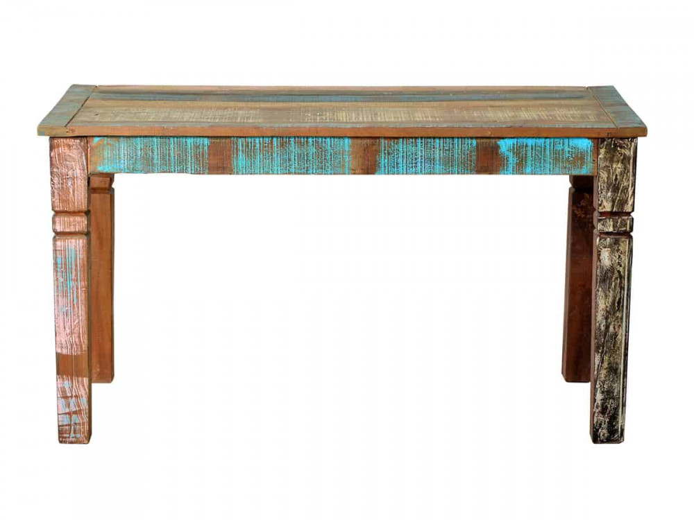 Esstisch  Shabby Chic Massivholz Recycletes Holz Braun