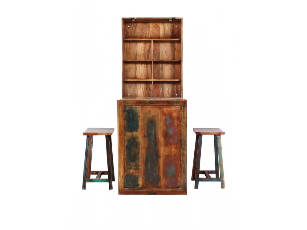 Esstisch  Shabby Chic Recycletes Holz Braun