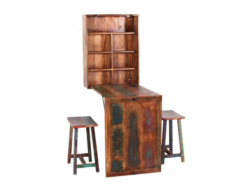 Esstisch  Shabby Chic Recycletes Holz Braun