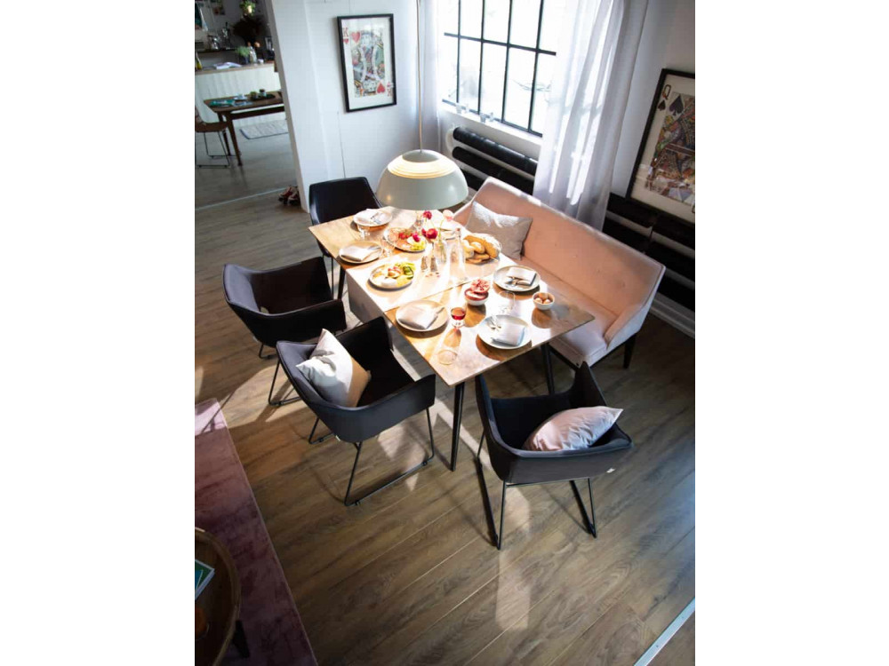 Esstisch Tom Tailor Modern Massivholz Metall Mango Dunkelbraun