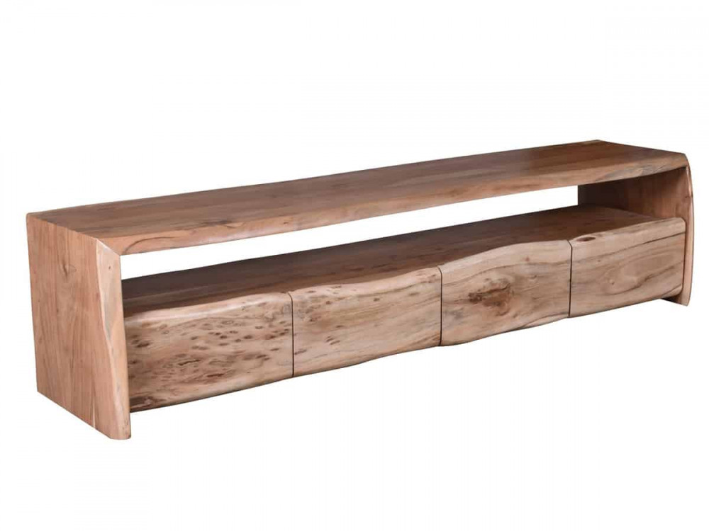 Lowboard  Modern Massivholz Akazie Akazie natur