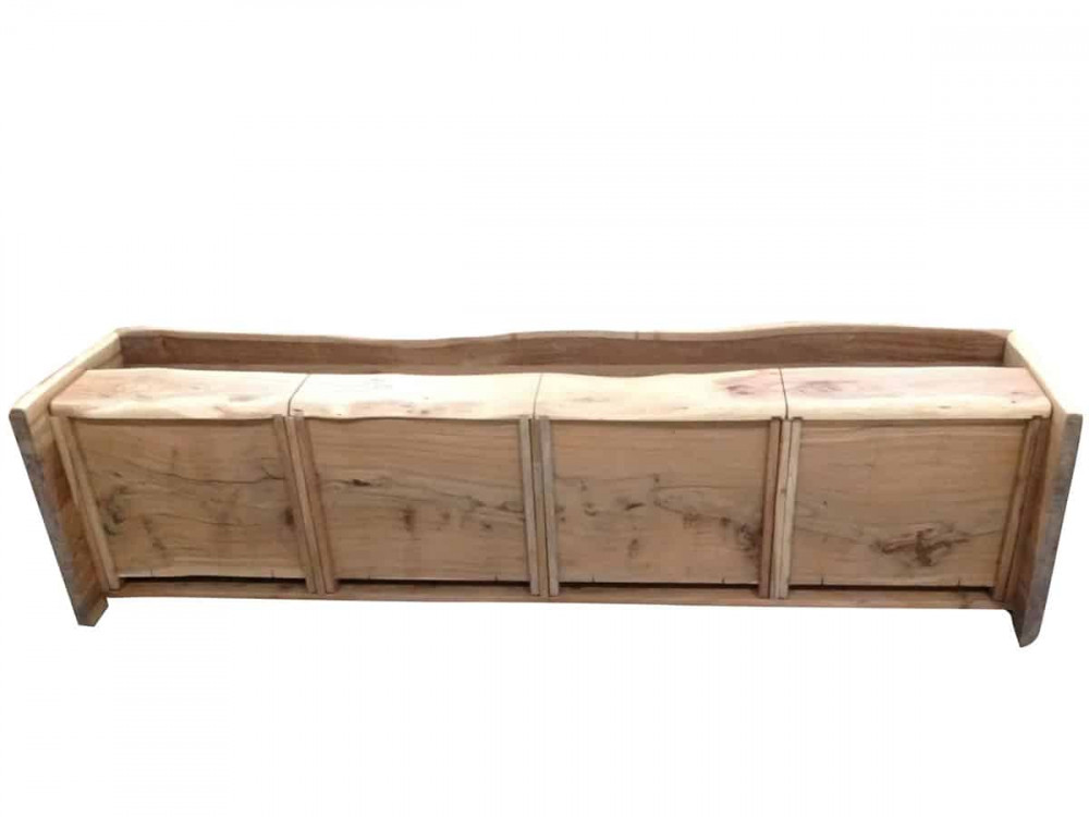 Lowboard  Modern Massivholz Akazie Akazie natur