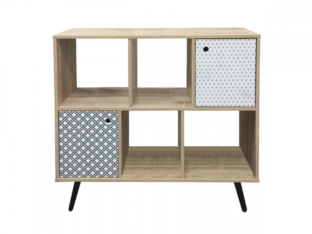 Sideboard Benton Modern MDF Metall Braun