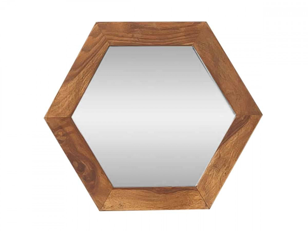 Spiegel Madras Modern Akazie Braun