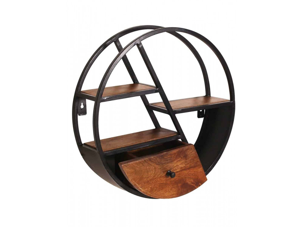 Wandregal Madras Modern Mango Braun