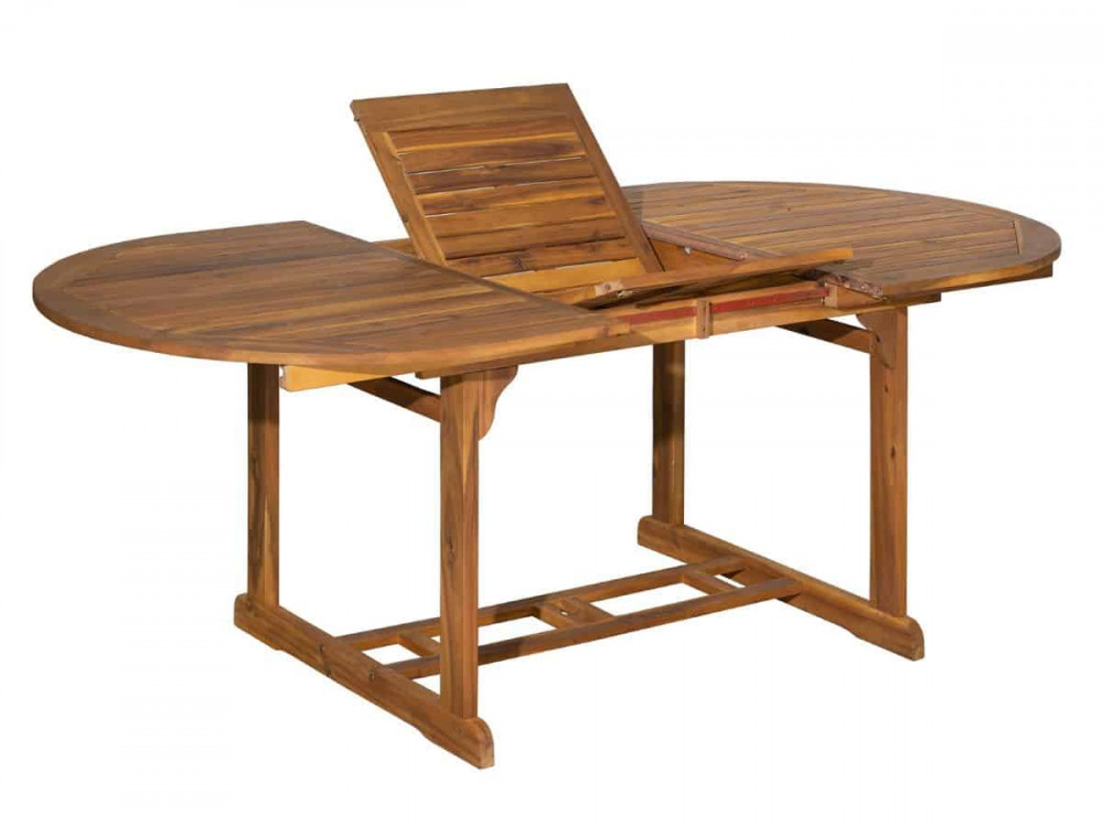 Gartentisch  Gartenmöbel Outdoor Modern Akazie Akazie natur