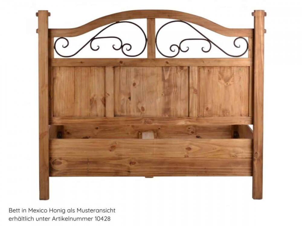 Bett Mexico Möbel Kolonialstil Pinie Kolonialstil