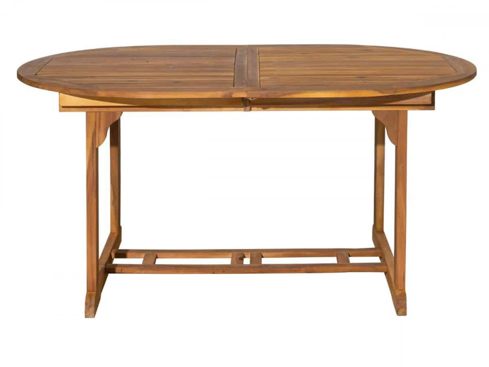 Gartentisch  Gartenmöbel Outdoor Modern Akazie Akazie natur