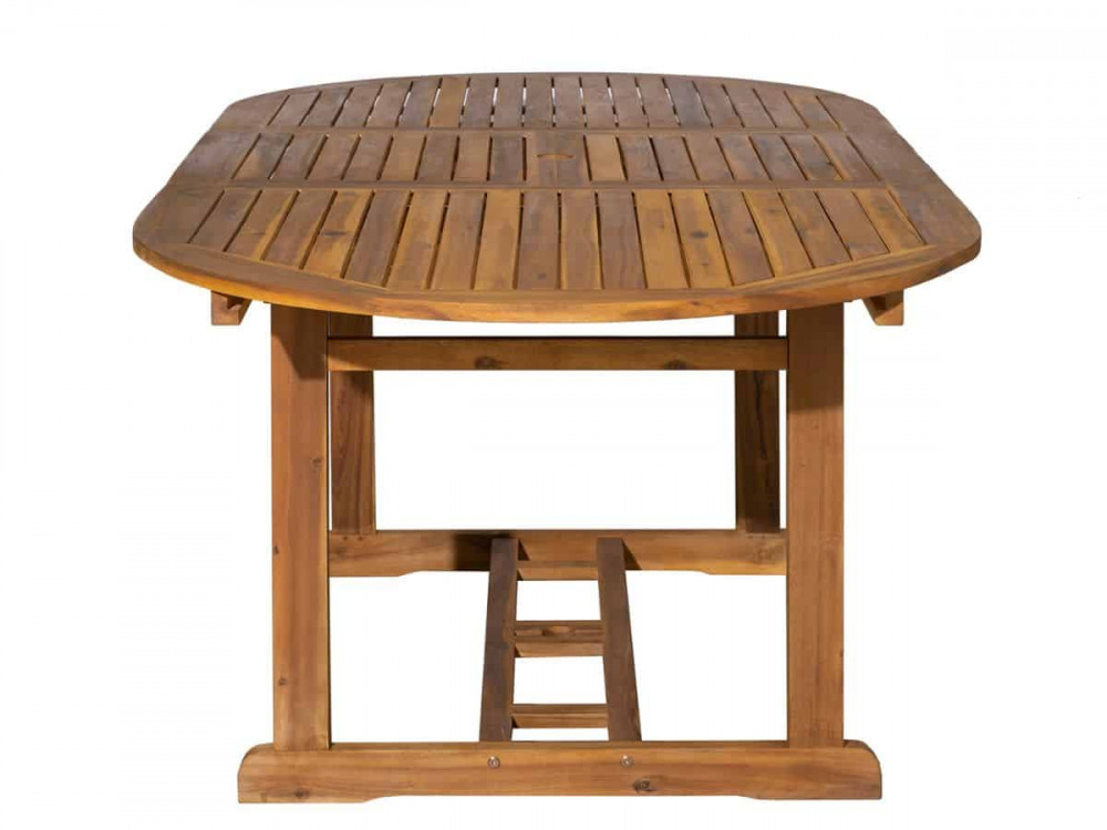 Gartentisch  Gartenmöbel Outdoor Modern Massivholz Akazie Braun