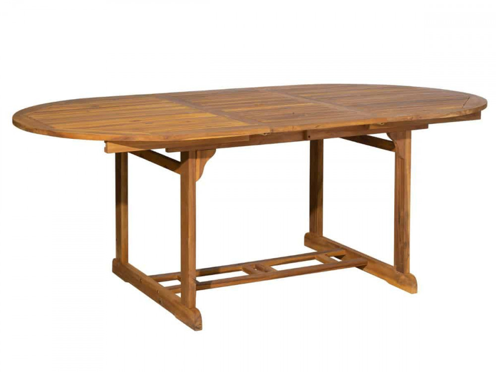 Gartentisch  Gartenmöbel Outdoor Modern Massivholz Akazie Braun