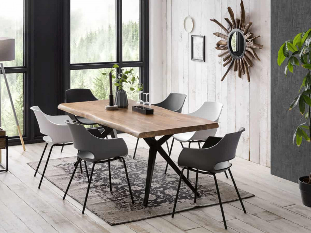 Esstisch Vanaja Modern Akazie Akazie natur