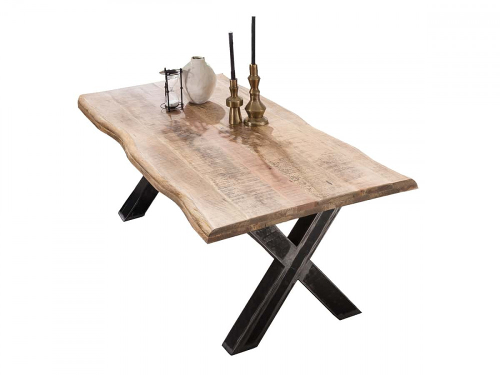 Esstisch Vanaja Modern Mango Dunkelbraun