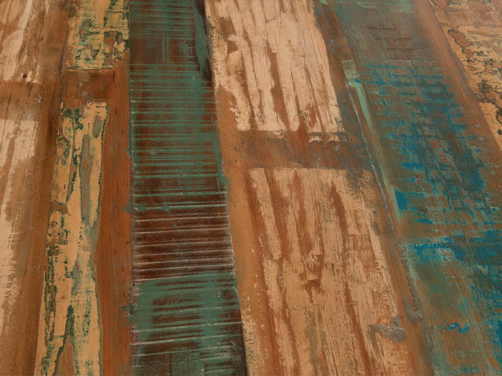 Esstisch Vanaja Modern Recycletes Holz Bunt