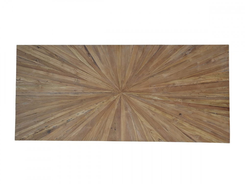 Esstisch Vanaja Modern Teak Dunkelbraun