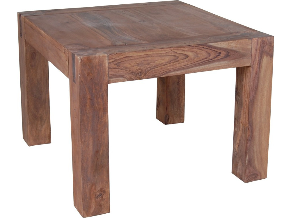 Couchtisch Bagra Modern Massivholz Teak Dunkelbraun