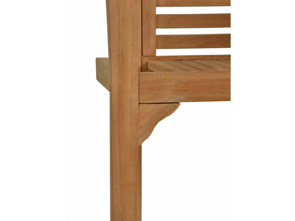 Gartenstuhl  Gartenmöbel Outdoor Modern Teak Honig