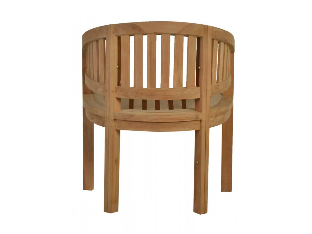 Gartenstuhl  Gartenmöbel Outdoor Modern Teak Honig