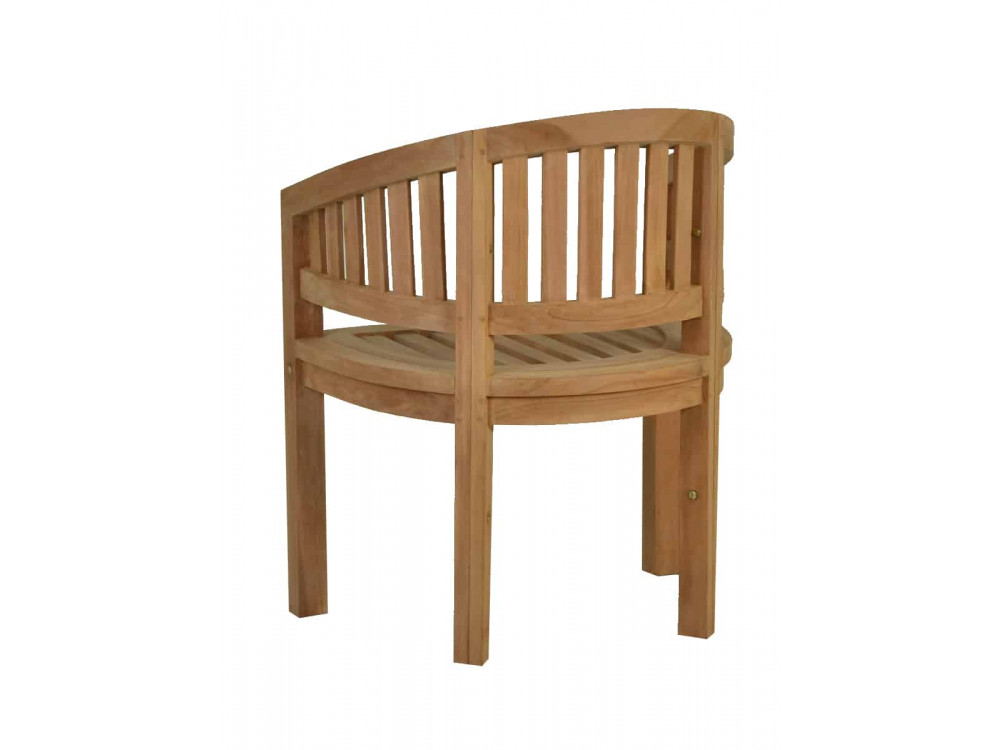 Gartenstuhl  Gartenmöbel Outdoor Modern Teak Honig