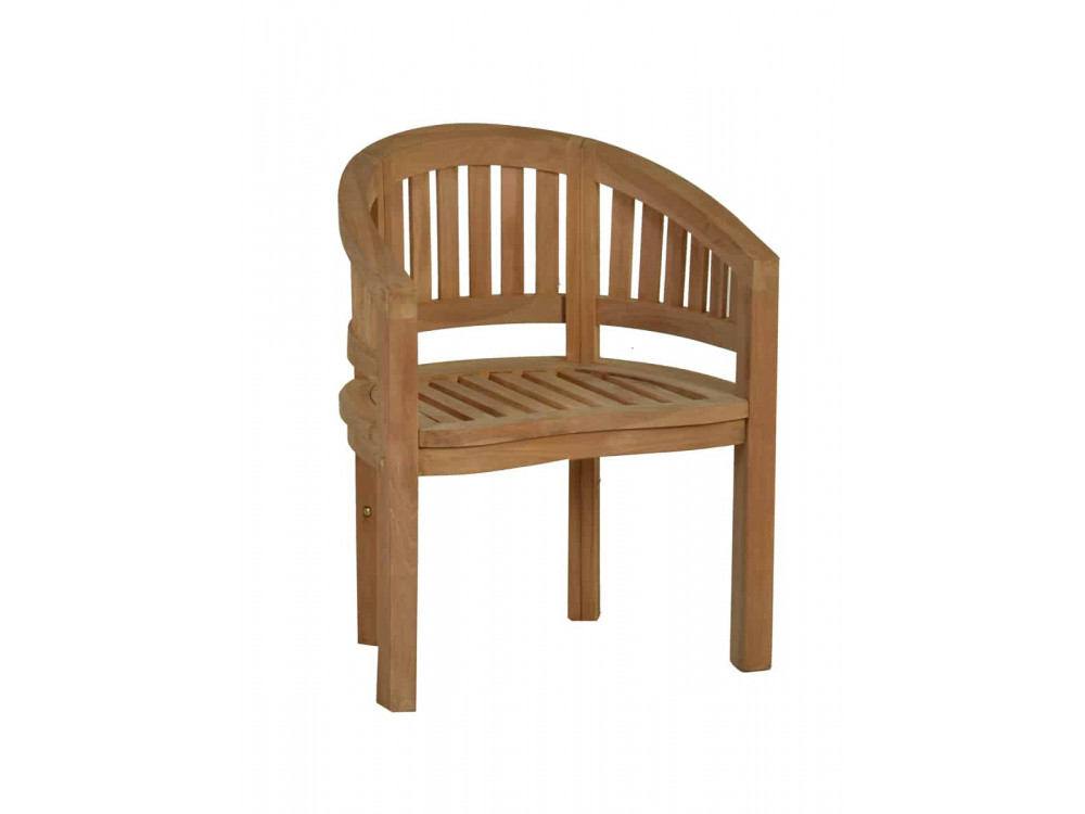 Gartenstuhl  Gartenmöbel Outdoor Modern Teak Honig