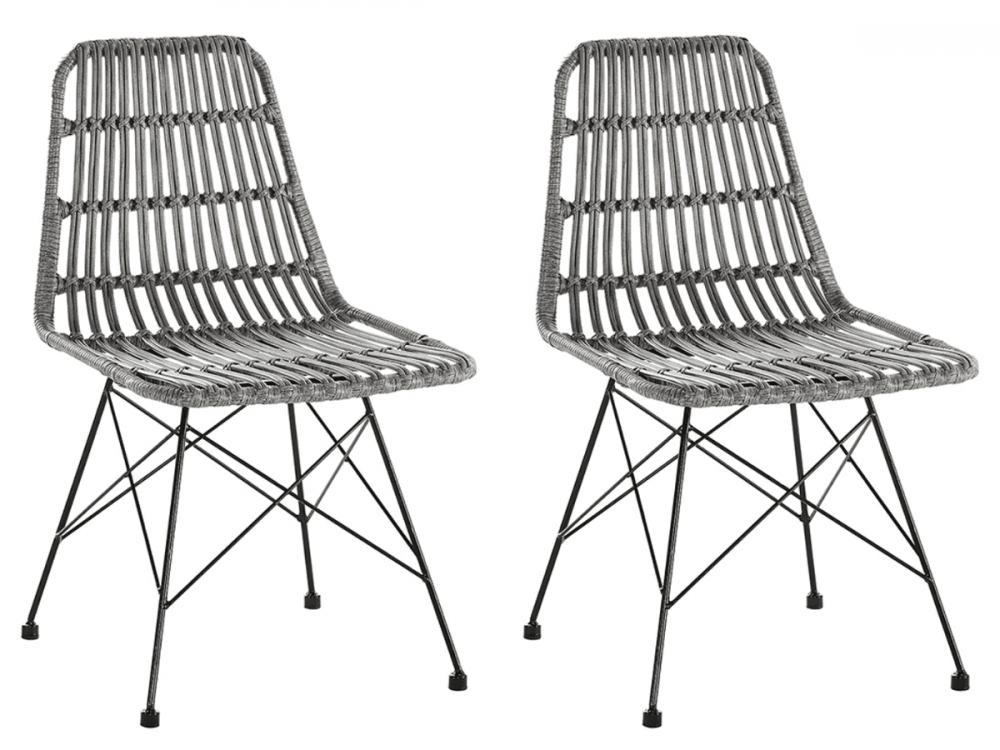 Esszimmerstuhl  Modern Grau