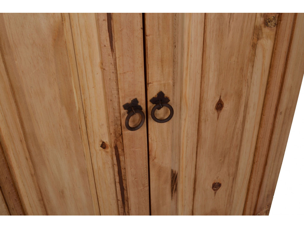 CD- / DVD-Regal Mexico Möbel Landhaus Pinie Honig