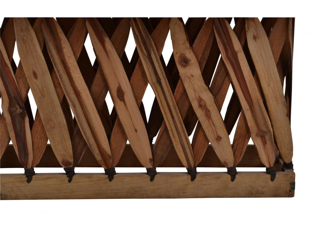 Couchtisch Equipales Landhaus Zedernholz Tabak