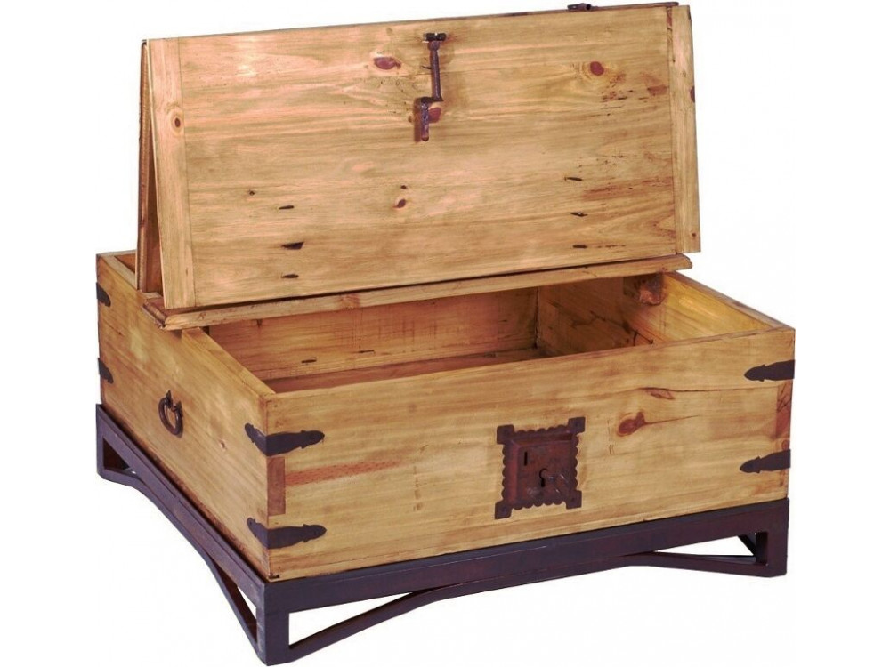 Truhentisch Mexico Möbel Landhaus Pinie Honig