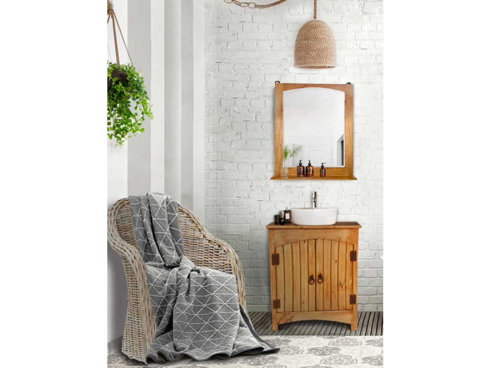 Spiegel Mexico Möbel Landhaus Pinie Honig