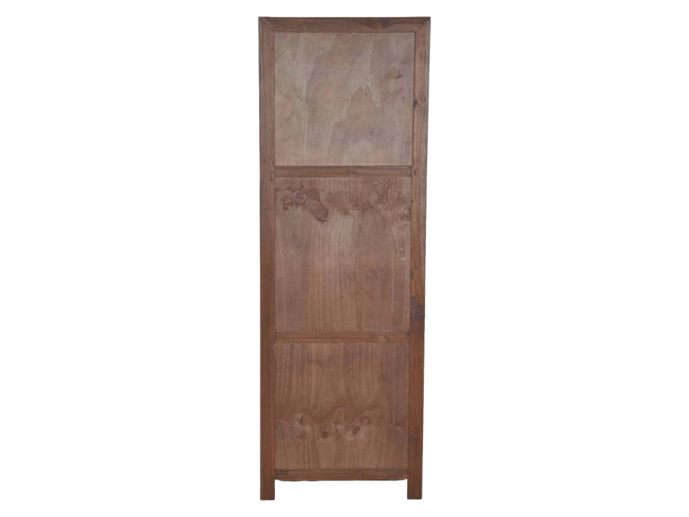 Hochschrank Bhatang Modern Teak Braun