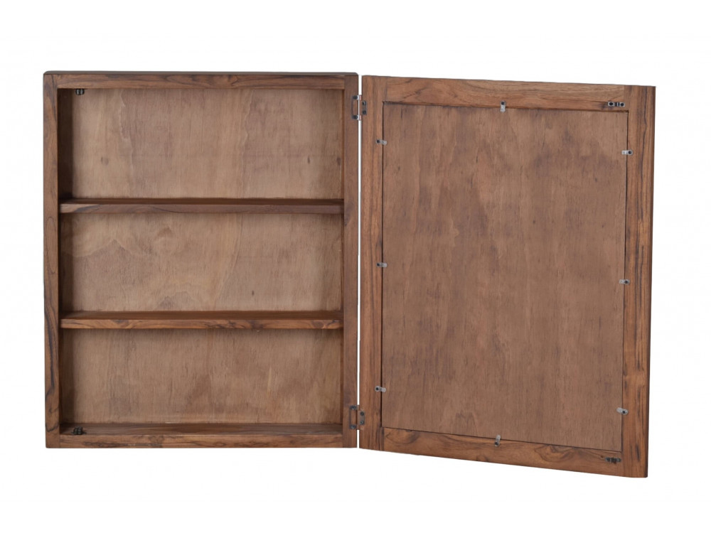 Spiegelschrank Bhatang Modern Teak Braun