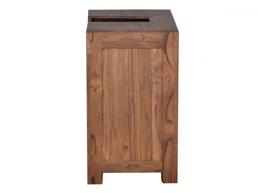 Waschbeckenunterschrank Bhatang Modern Teak Braun
