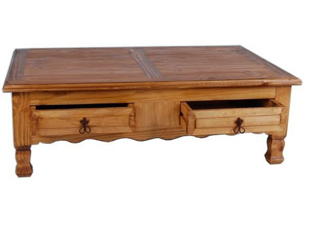 Couchtisch Mexico Möbel Landhaus Pinie Honig