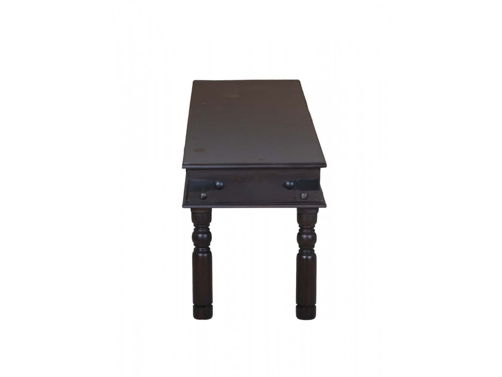 Bank Colombo Kolonialstil Pinie Walnuss