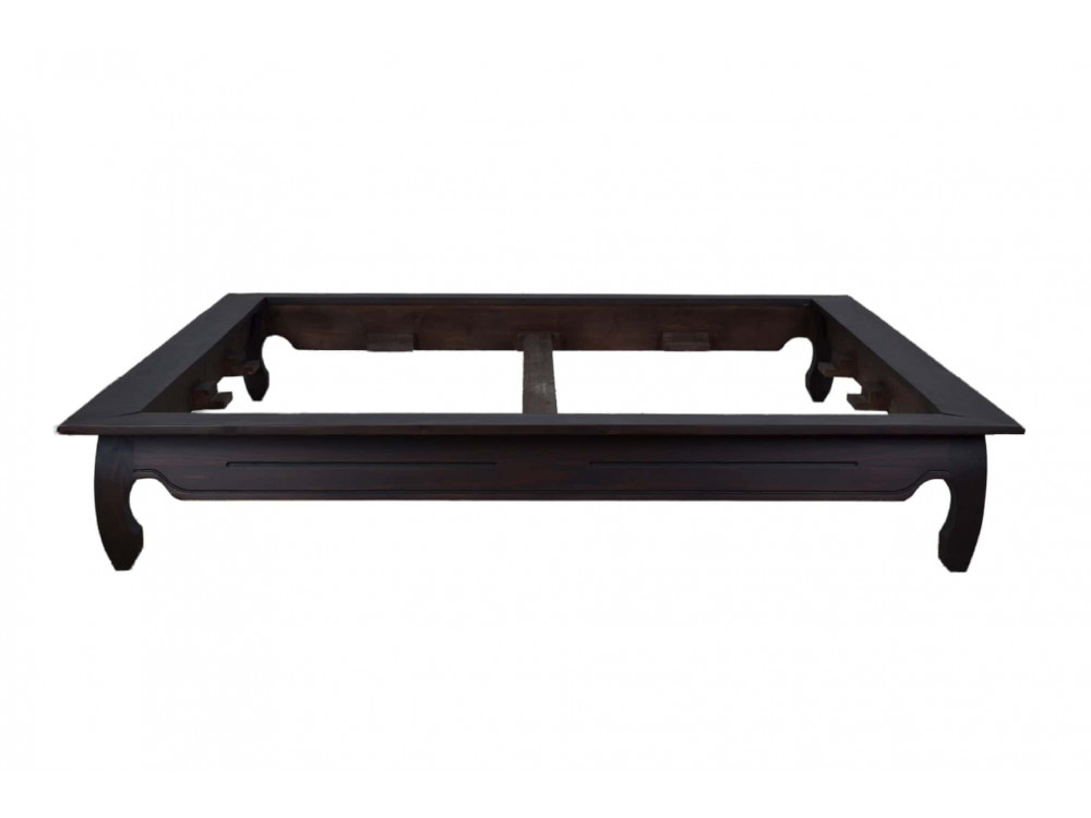 Bett Colombo Kolonialstil Massivholz Pinie Walnuss