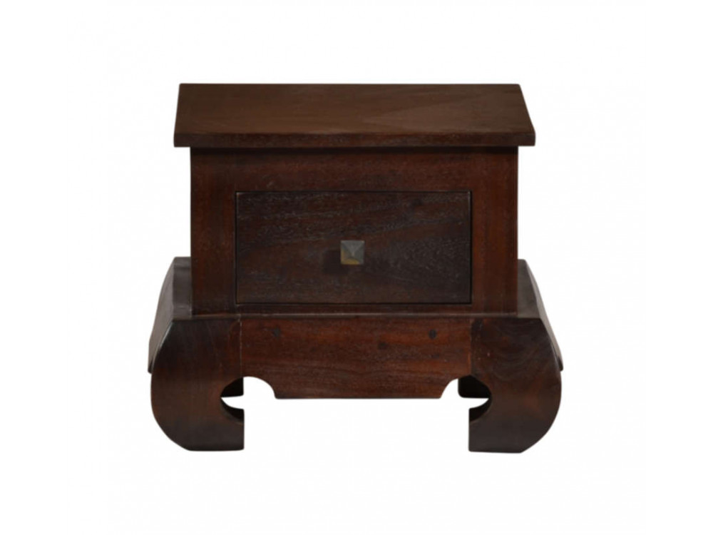 Nachttisch Colombo Kolonialstil Akazie Walnuss