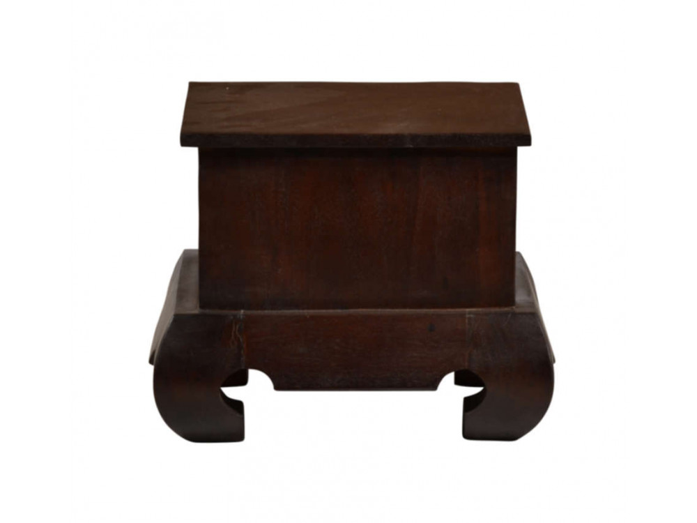 Nachttisch Colombo Kolonialstil Akazie Walnuss
