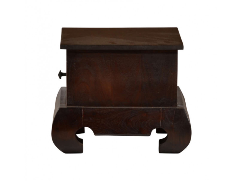 Nachttisch Colombo Kolonialstil Akazie Walnuss