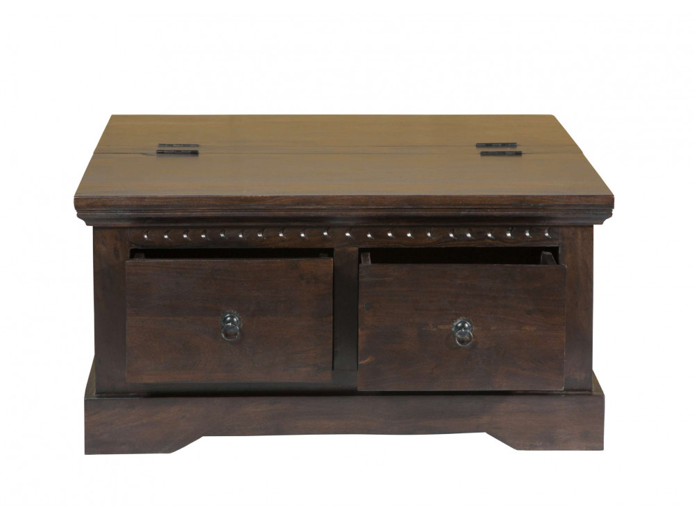 Truhentisch Colombo Kolonialstil Akazie Walnuss