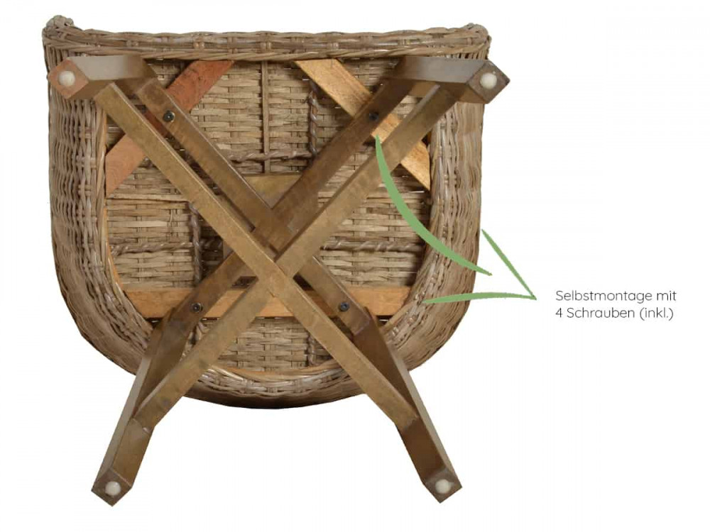 Armlehnstuhl  Modern Mahagoni Kubu-grau