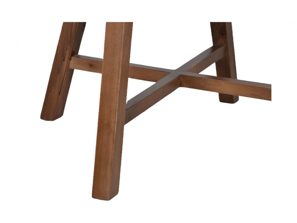 Armlehnstuhl  Modern Mahagoni Kubu-grau