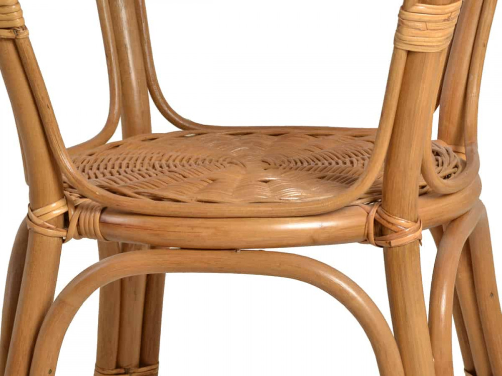 Couchtisch Rattan Landhaus Honig