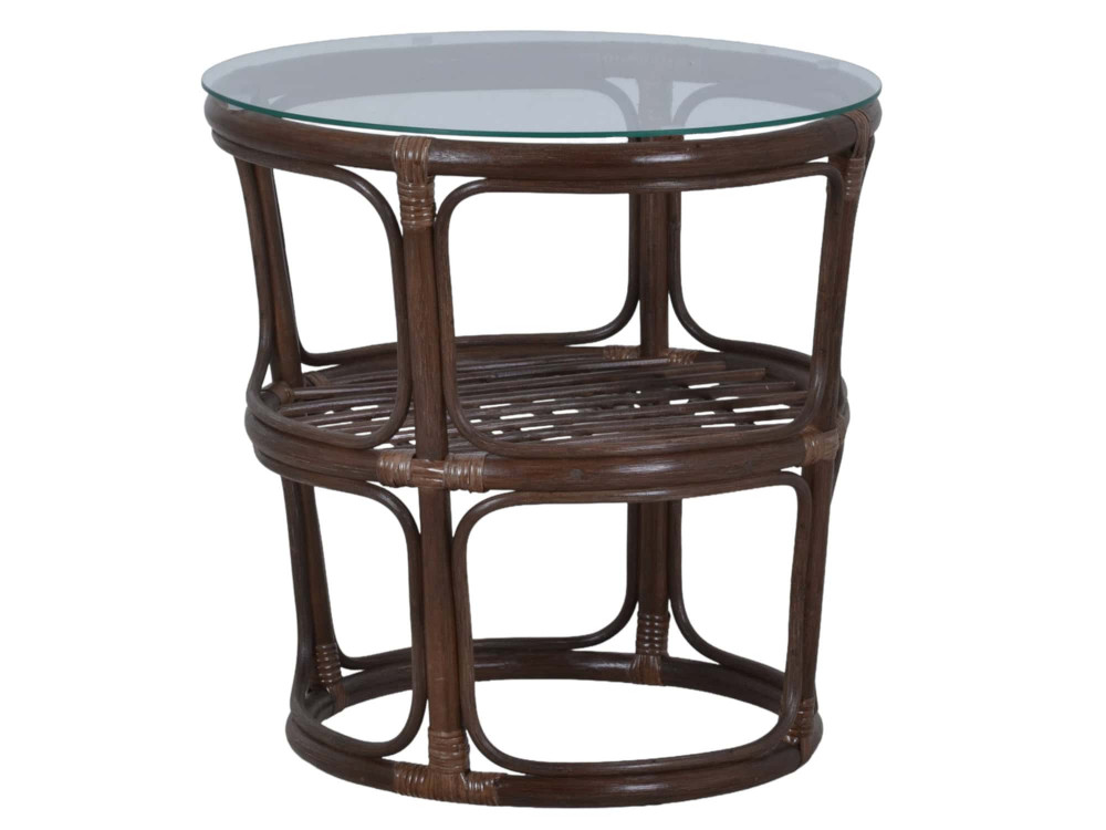 Couchtisch Rattan Landhaus Rattan Braun